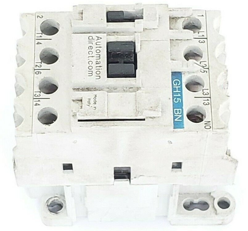 Used AUTOMATION DIRECT GH15BN CONTACTOR GH15 BN 110-120V 50HZ, 110-120V 60HZ