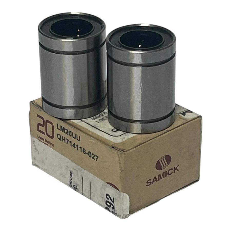 2PCS - Samick LM20UU Linear Bushings Freudenberg 0093087292 New In Box