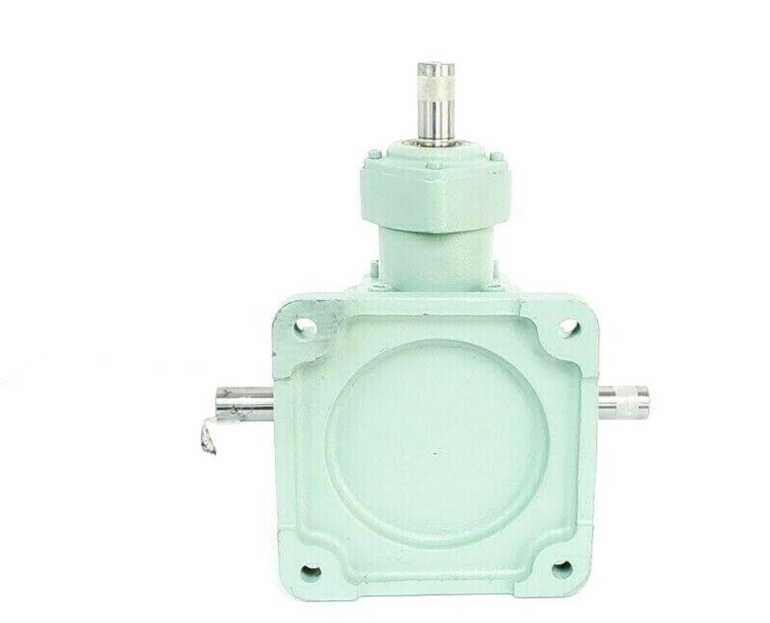 Used NEW TSUBAKI ED4M-1-LR-O-Y MITER RIGHT ANGLE GEAR REDUCER 1:1 RATIO ED4M-1-LR-0-Y