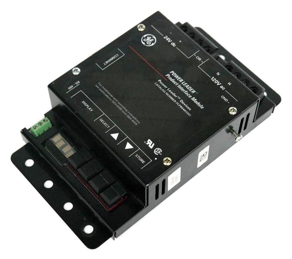 Used GENERAL ELECTRIC PLPIM485G01 POWER LEADER PLC PRODUCT INTERFACE MODULE