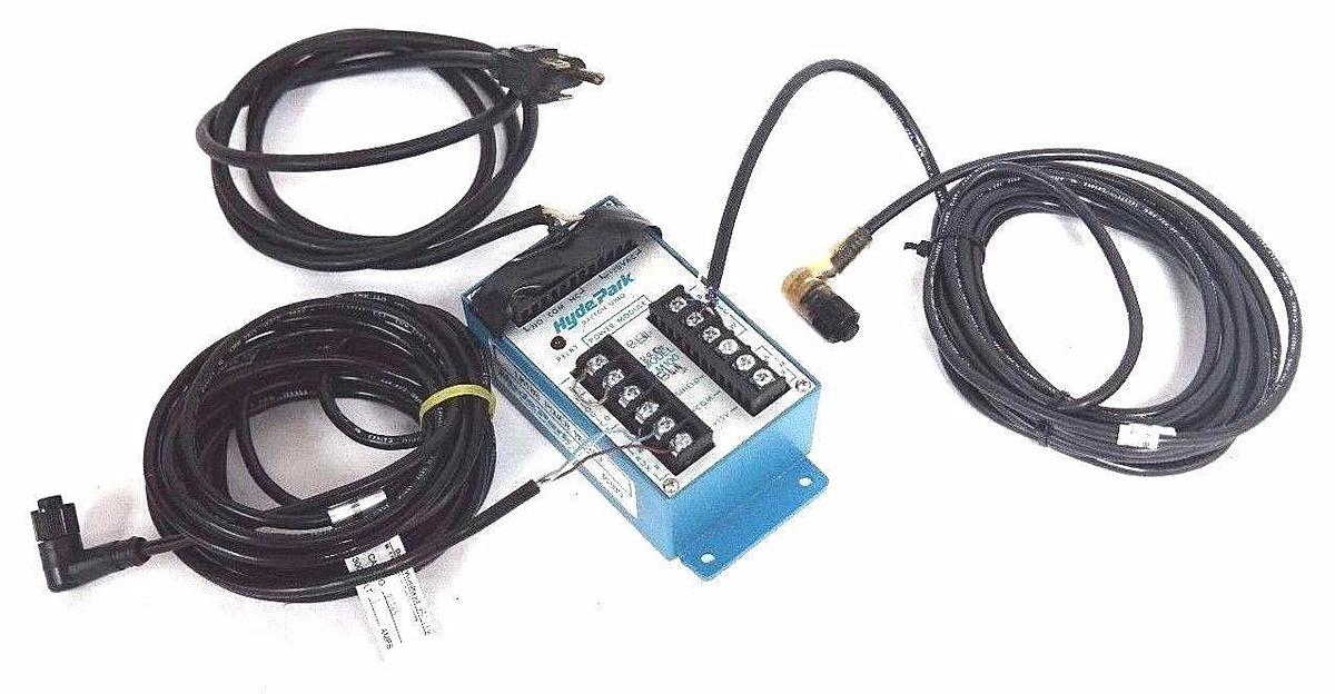 Used HYDE PARK LM100 TRANSMITTER POWER MODULE W/ 81382-N 974201, 80165 3AMPS CORDSETS