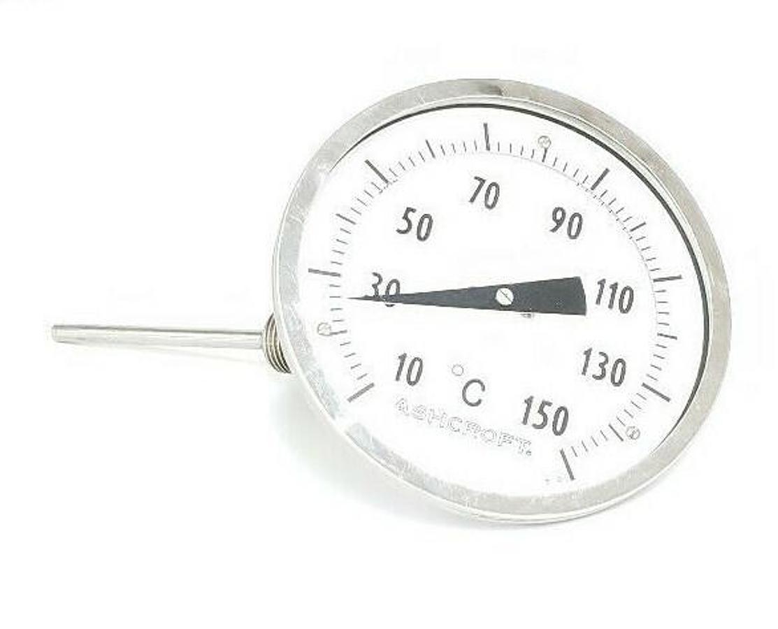 Used ASHCROFT 10-150 DEGREE C BI-METAL THERMOMETER