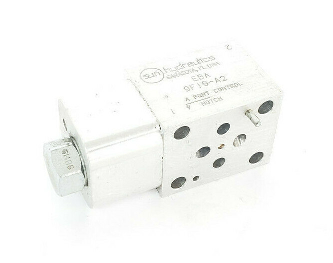 Used SUN HYDRAULICS EBA 9F19-A2 HYDRAULIC MANIFOLD VALVE