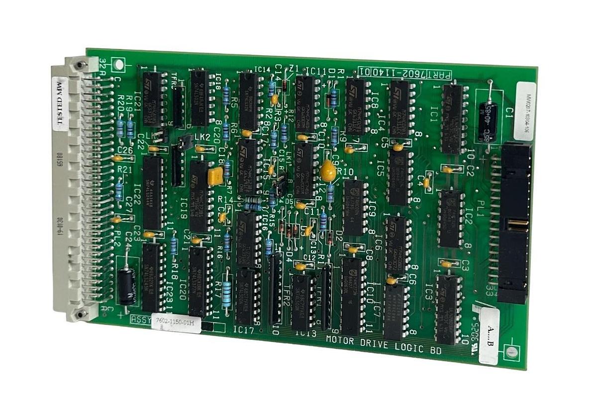 Used PRESSTECH CONTROLS 7602-1150-01H / 7602-1140-01 MOTOR DRIVE LOGIC BOARD