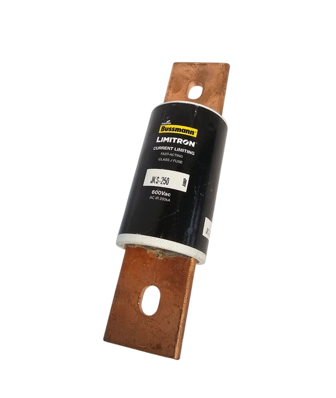 Used NEW COOPER BUSSMANN JKS-250 LIMITRON CURRENT LIMITING FAST ACTING FUSE JKS250