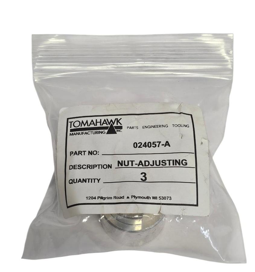 LOT OF 3 NEW TOMAHAWK 024057-A NUT-ADJUSTING 024057A