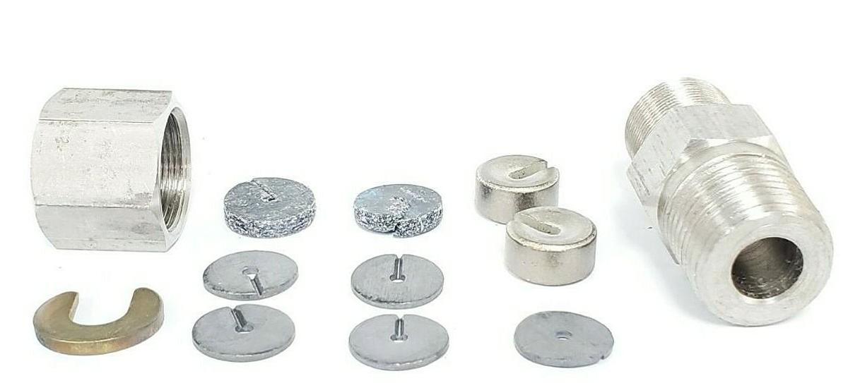 Used NEW UNITED ELECTRIC CONTROLS SD6213-50 1/2" STAINLESS STEEL CONNECTOR KIT