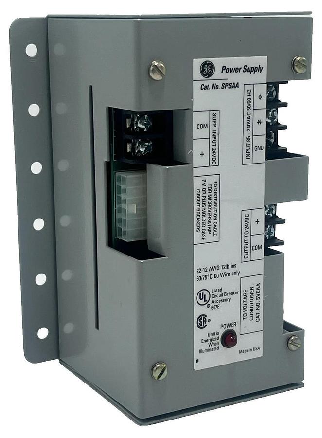 Used GE SPSAA Power Supply Assembly 24VDC for Spectra RMS Circuit Breakers