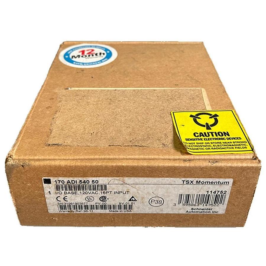 NEW SCHNEIDER MODICON 170-ADI-540-50 / 170ADI54050 TSX Momentum I/O BASE 16-PT