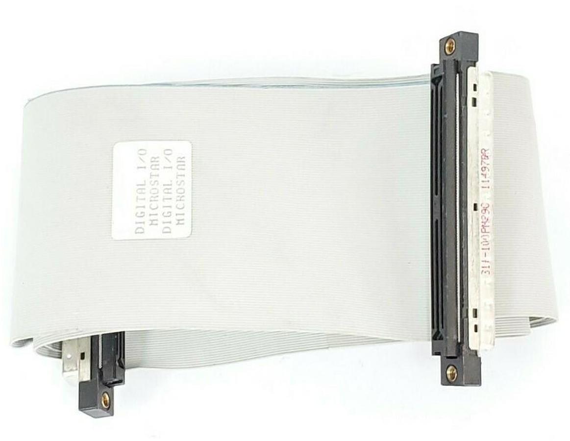 Used MICROSTAR MSCBL056-01-L36 DIGITAL I/O RIBBON CABLE MSCBL05601L36