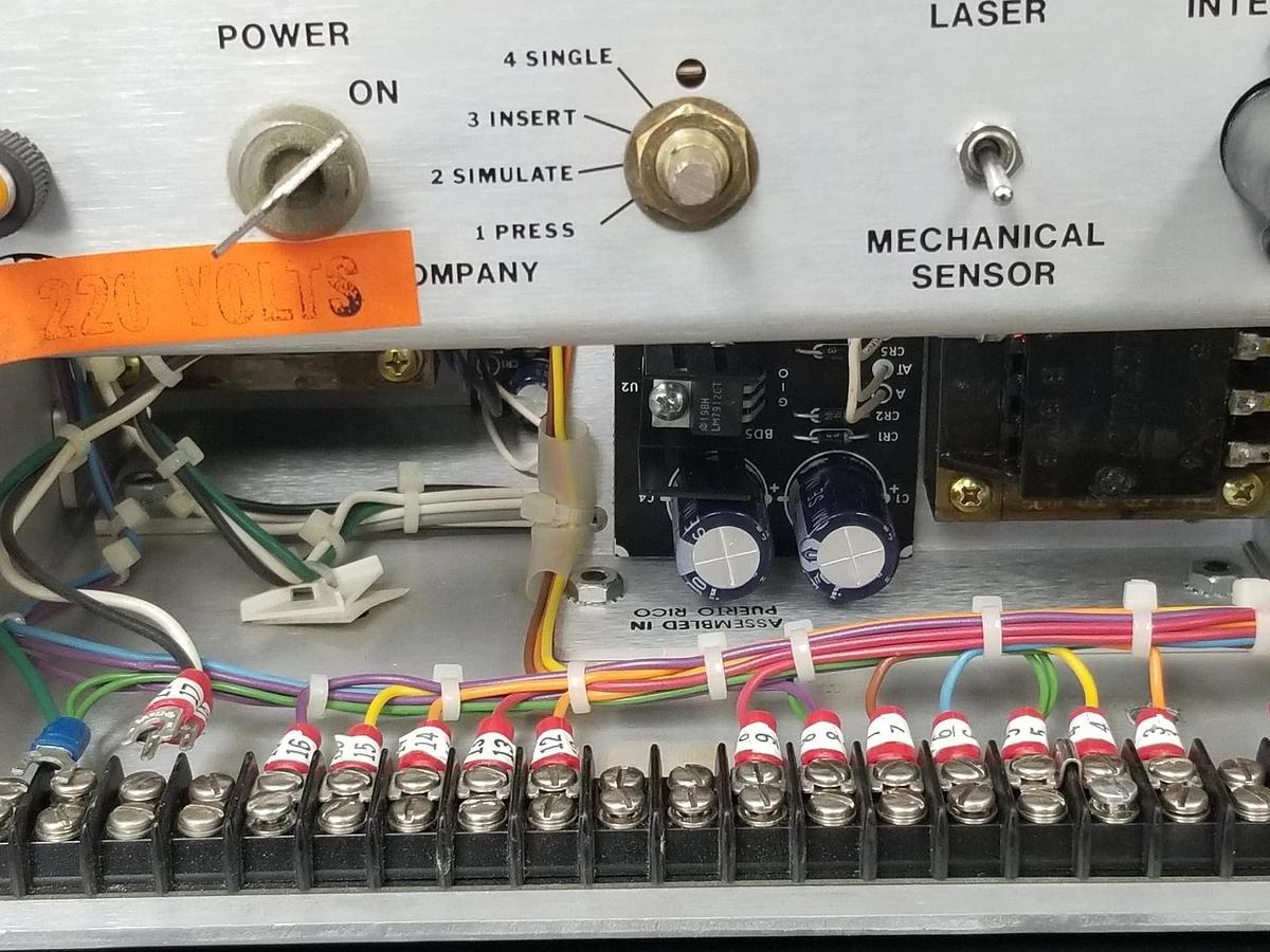 Used THE COE MANUFACTURING COMPANY 200V POWER SUPPLY ASSEMBLY HAD12-0.4-A, HC12-3.4-A