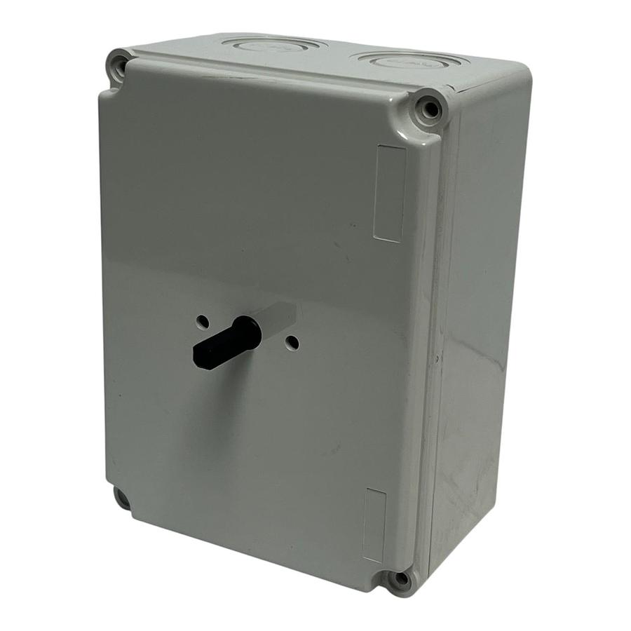 Used Baco 172000 25A 600V Disconnect Switch in 110x150 Plastic Enclosure, NSNP