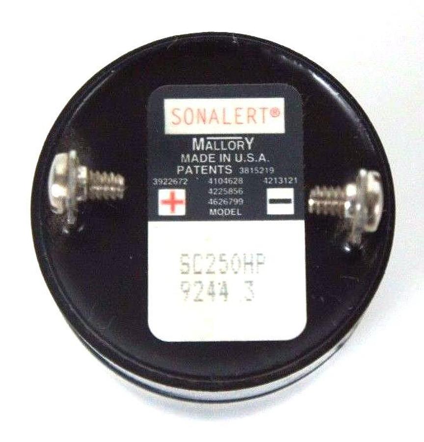 Used LOT OF 4 MALLORY SONALERT SC250HP BUZZER ALARMS