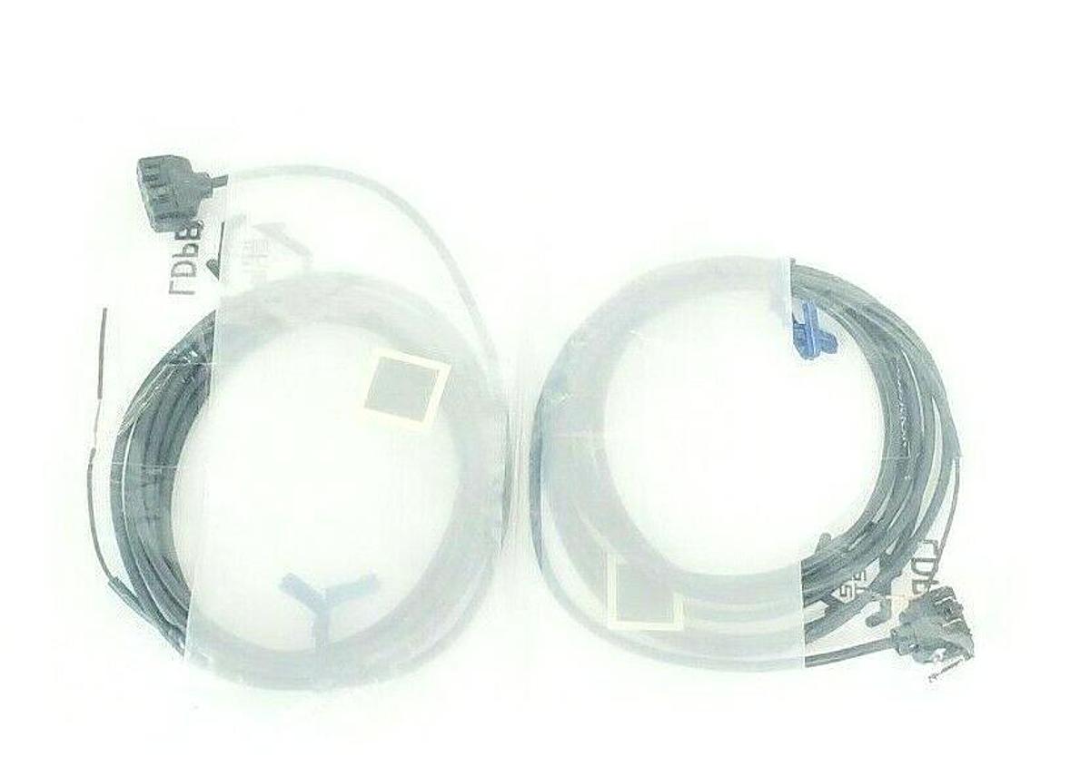 LOT OF 2 NEW OMRON E3X-CN12 2M CONNECTORS E3XCN12