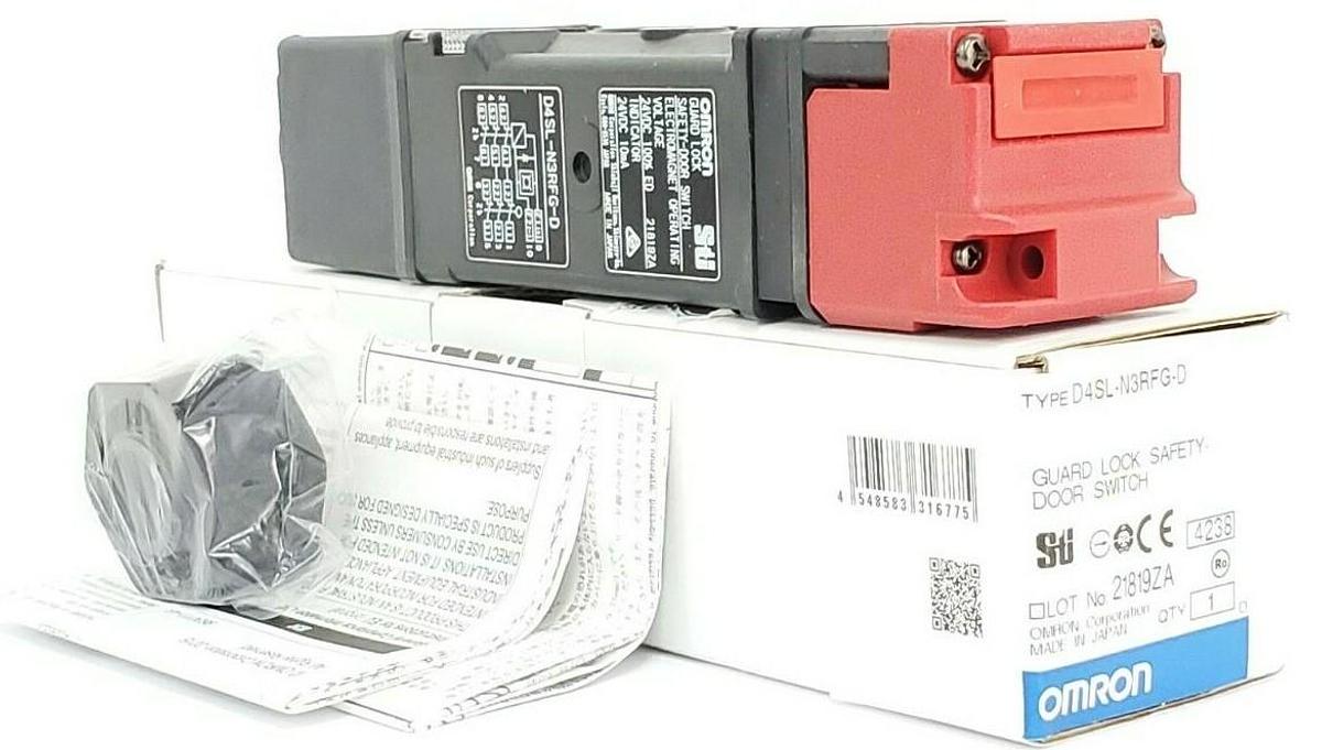 Used NEW OMRON D4SL-N3RFG-D GAURD LOCK SAFETY DOOR SWITCH D4SLN3RFGD