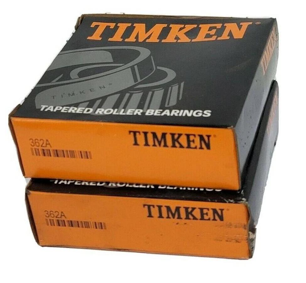 Used LOT OF 2 NIB TIMKEN 362A TAPERED ROLLER BEARINGS