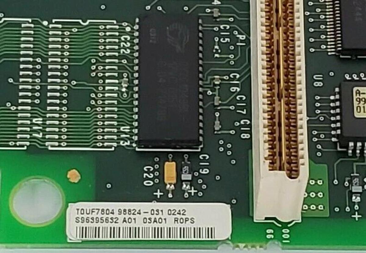 Used ALLEN BRADLEY 1756-M12 EXPANSION MEMORY MODULE REV. C01 96395672 A01