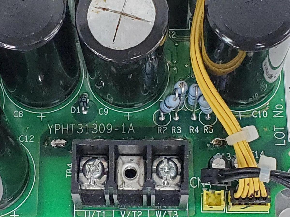 Used YASKAWA ELECTRIC YPHT31309-1A BOARD YPHT313091A W/ MMF-06D24DS FAN