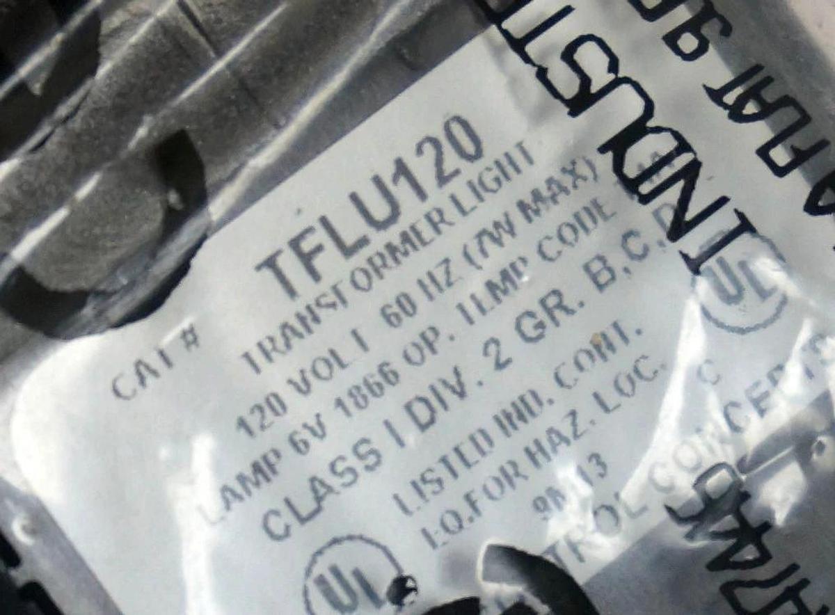 NEW CONTROL CONCEPTS TFLU120 TRANSFORMER LIGHT W/ LAMP 120V, 60HZ