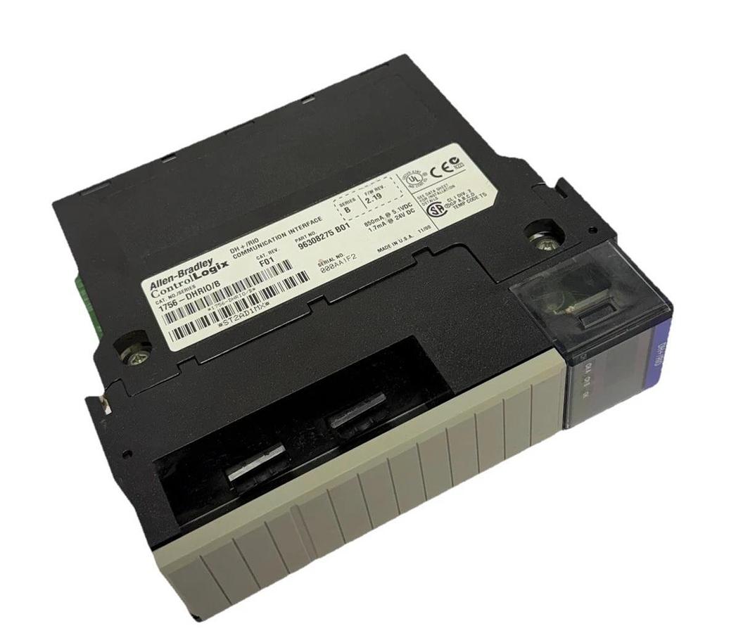 Used ALLEN BRADLEY 1756-DHRIO /B ControlLogix DH+/RIO COMMUNICATION MODULE 1756DHRIO