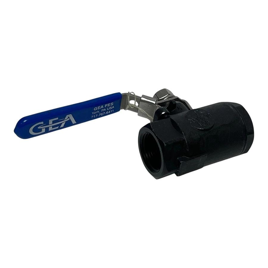 GEA FES 103180904 1" FPT Vented Ball Valve Oil By-Pass NACE MR01-75 New Surplus