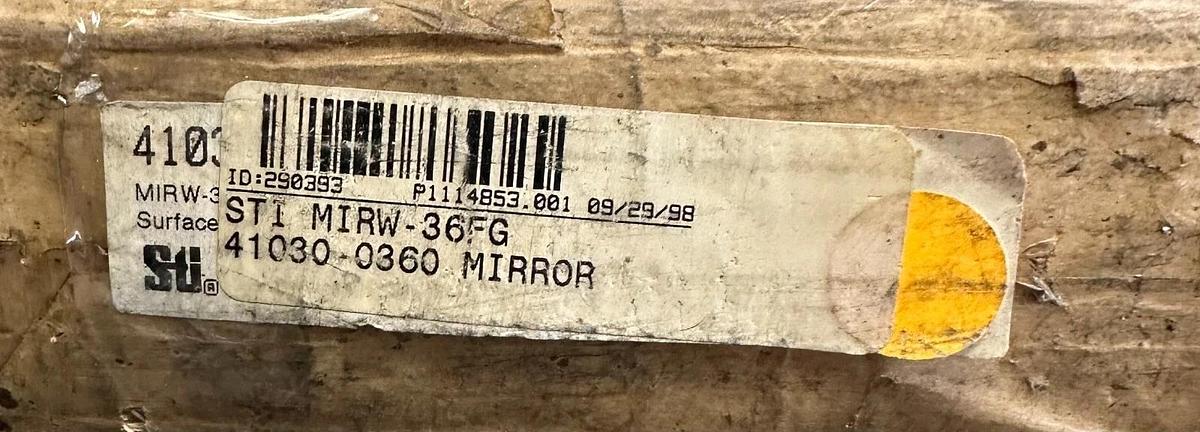 Used NEW SEALED STI 41030-0360 / 410300360 MIRW-36FG LIGHT CURTAIN MIRROR