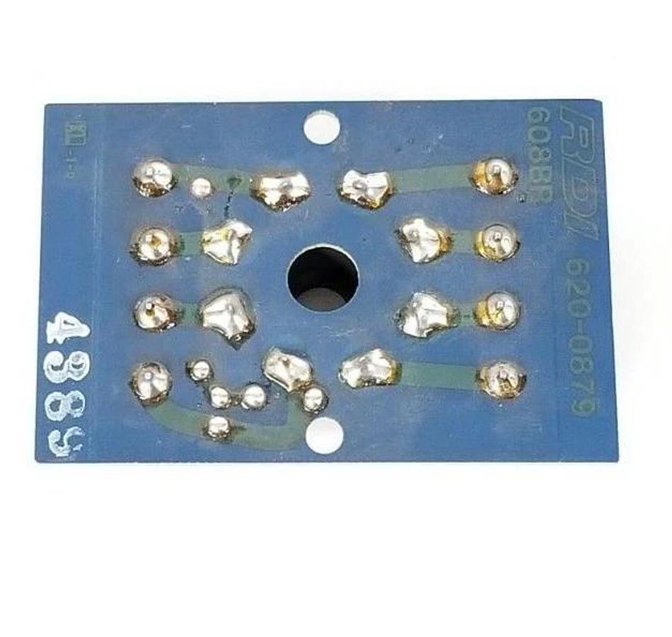 Used AUGAI RDI 608BR RELAY SOCKET BASE 10A, 250V, 8PIN, 620-0879