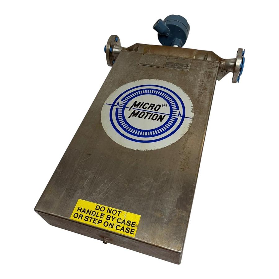 Used Micro Motion DS100S128SU Coriolis Mass Flow Sensor 1" 2250 PSI Used