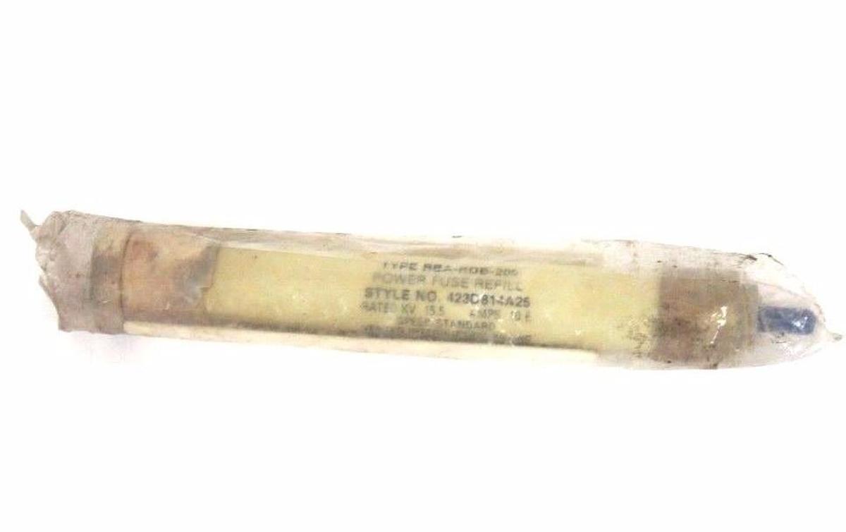 Used NEW WESTINGHOUSE TYPE RBA-RDB-200 POWER FUSE  REFILL STYLE 423D814A25