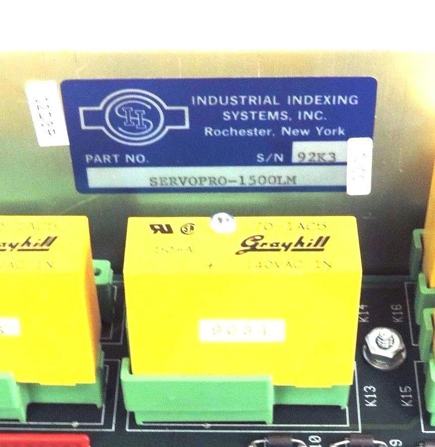 Refurbished IIS SERVOPRO-1500LM DRIVE PCB 911110 REV. A CONTROLLER, SAC-911 REV. B, 504662
