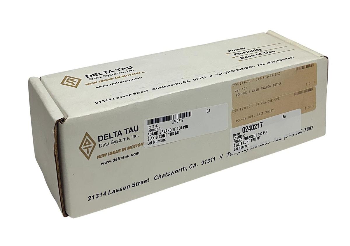 Used DELTA TAU PMAC-2 ACC8E / 602469-103 2-AXIS ANALOG INTERFACE BREAKOUT ACC-8E NSMP