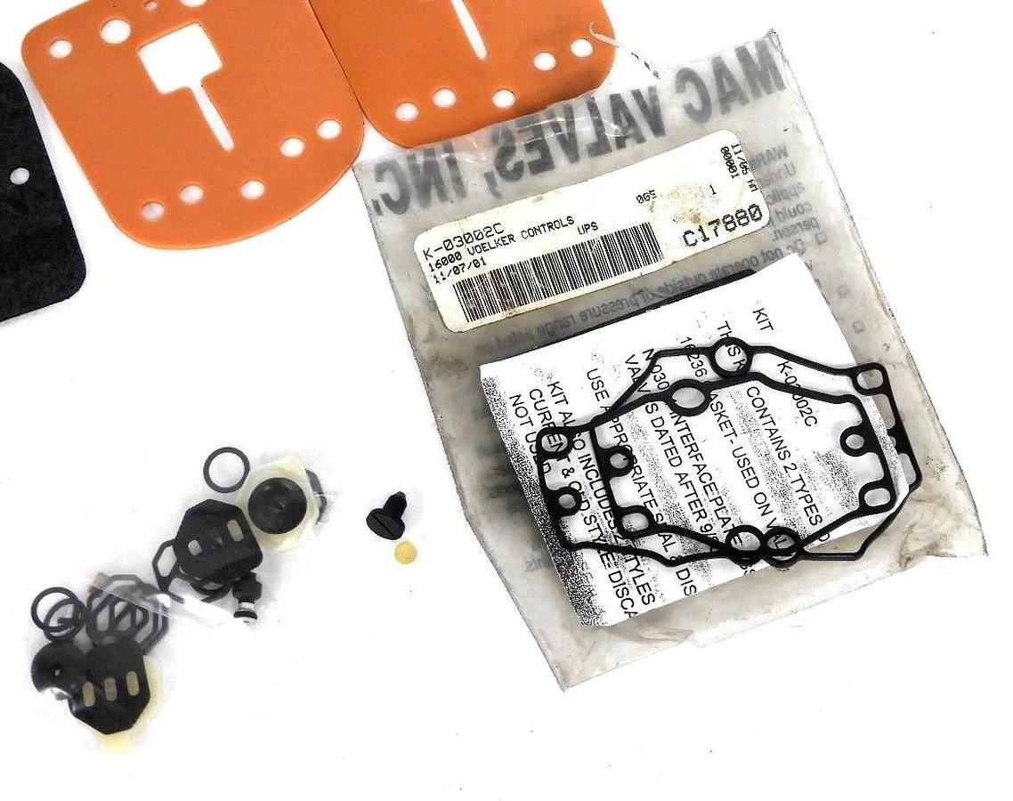 Used NEW MAC VALVES K-03002C VALVE REPACEMENT KIT K03002C