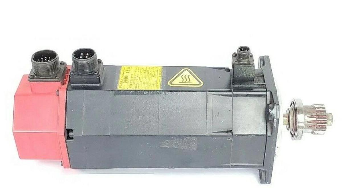 Used FANUC MODEL AM9/3000 AC SERVO MOTOR A06B-0163-B175