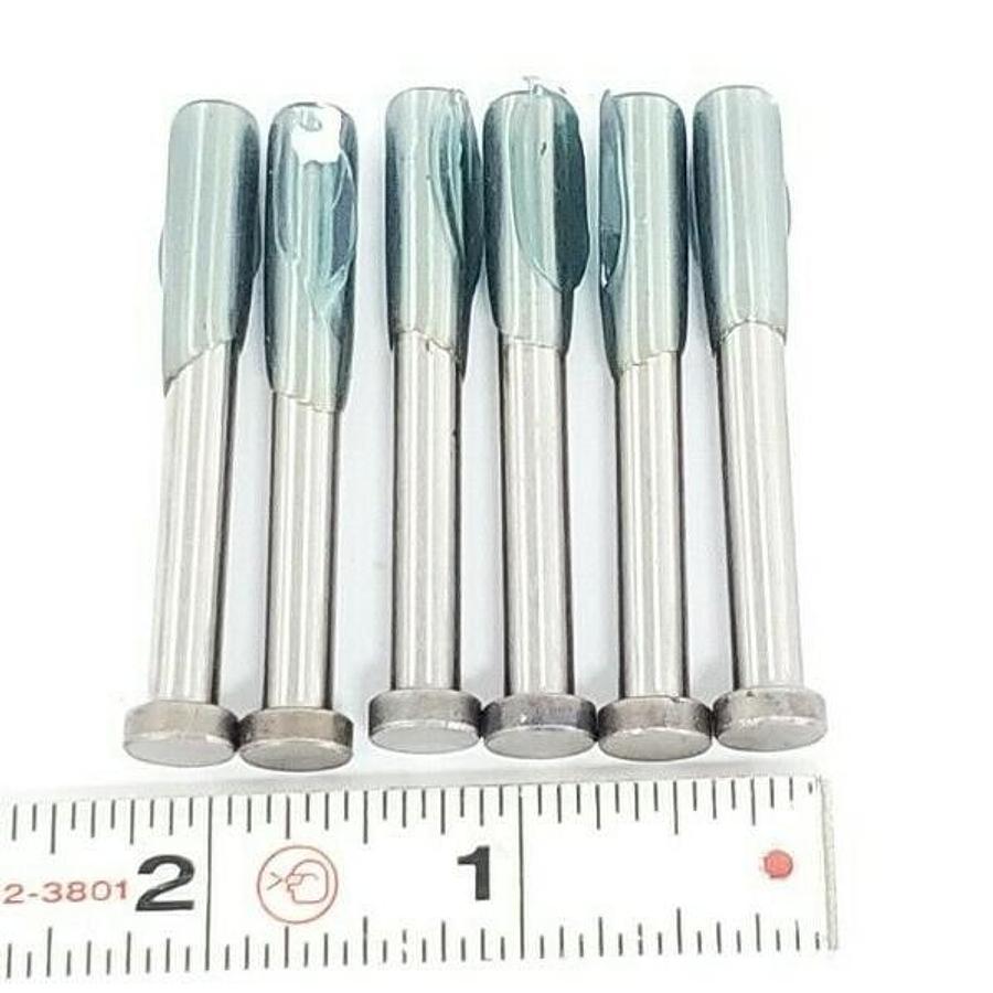 Used PACK OF 6 NEW DAYTON KUX-225 P.2370 TT.1250 ETCH CALLOUT & MARK LOGO PUNCHES