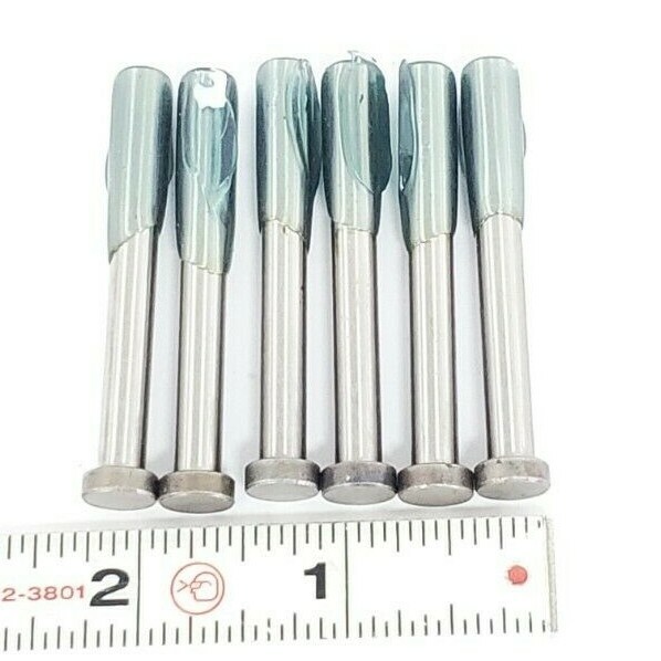 Used PACK OF 6 NEW DAYTON KUX-225 P.2370 TT.1250 ETCH CALLOUT & MARK LOGO PUNCHES