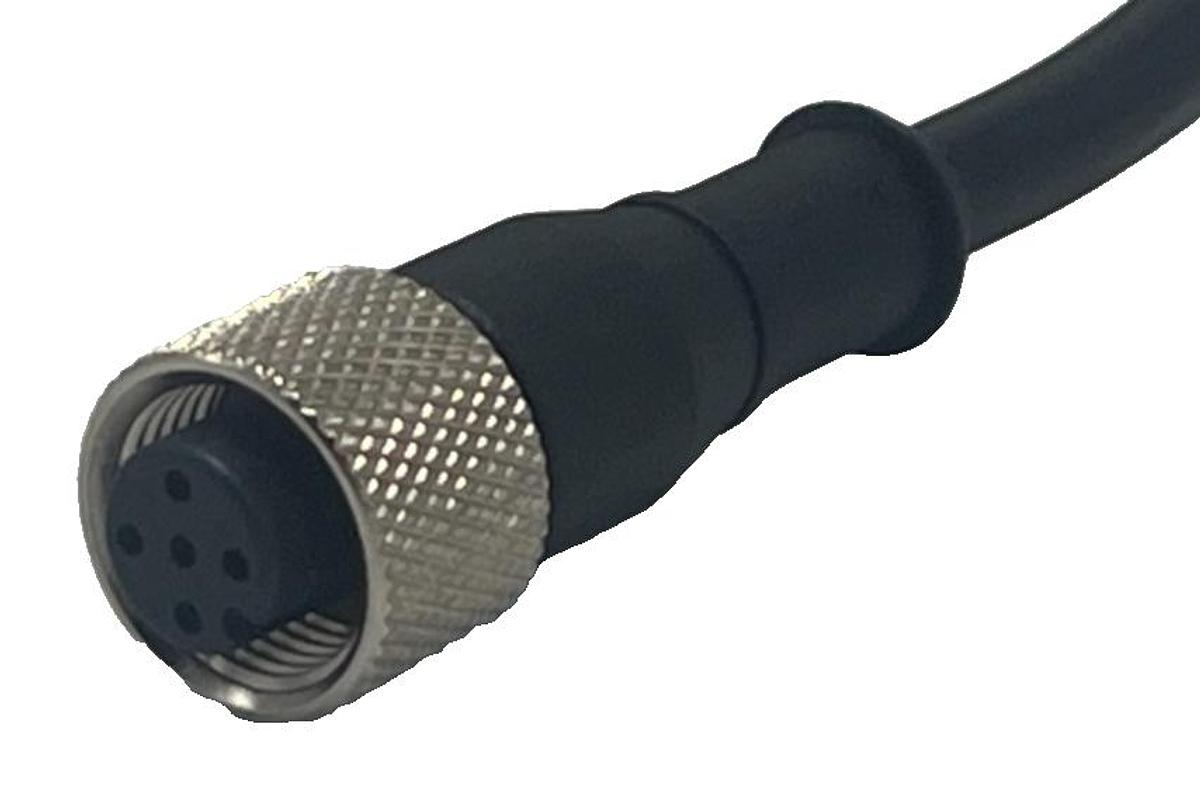 Used BANNER MQDC1-515 STRAIGHT FEMALE CONNECTOR CYJV CABLE 5-PIN M12 16.4FT 7WA1 NSNP