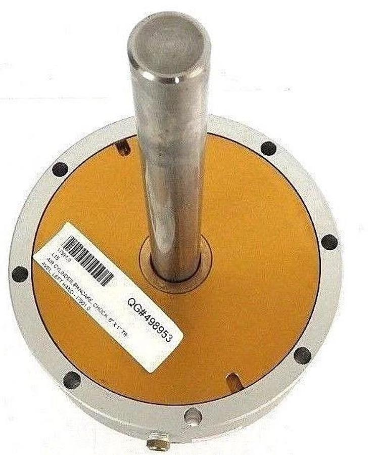 NEW COMPACT Q98-4442-A4 PANCAKE CYLINDER, CHUCK, 6" X 1" TRAVEL W/ 1102-070-079