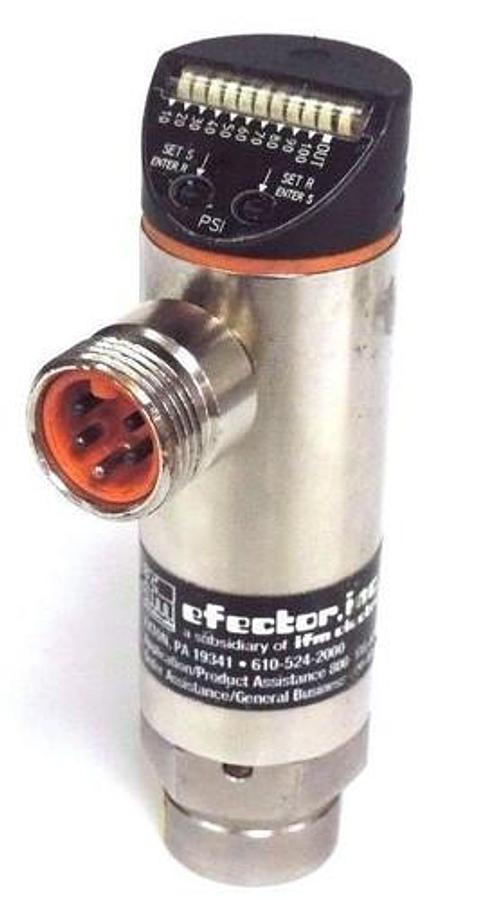 Used IFM EFECTOR PB4214 PRESSURE SENSOR MONITOR PORT SIZE: 1/4'' NPT