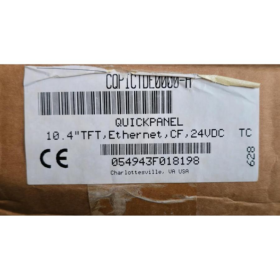 Used GE Fanuc CQPICTDE0000-A QUICKPANEL 10.4" TFT , ENET, CF, 24VDC 2880045-01 NSMP