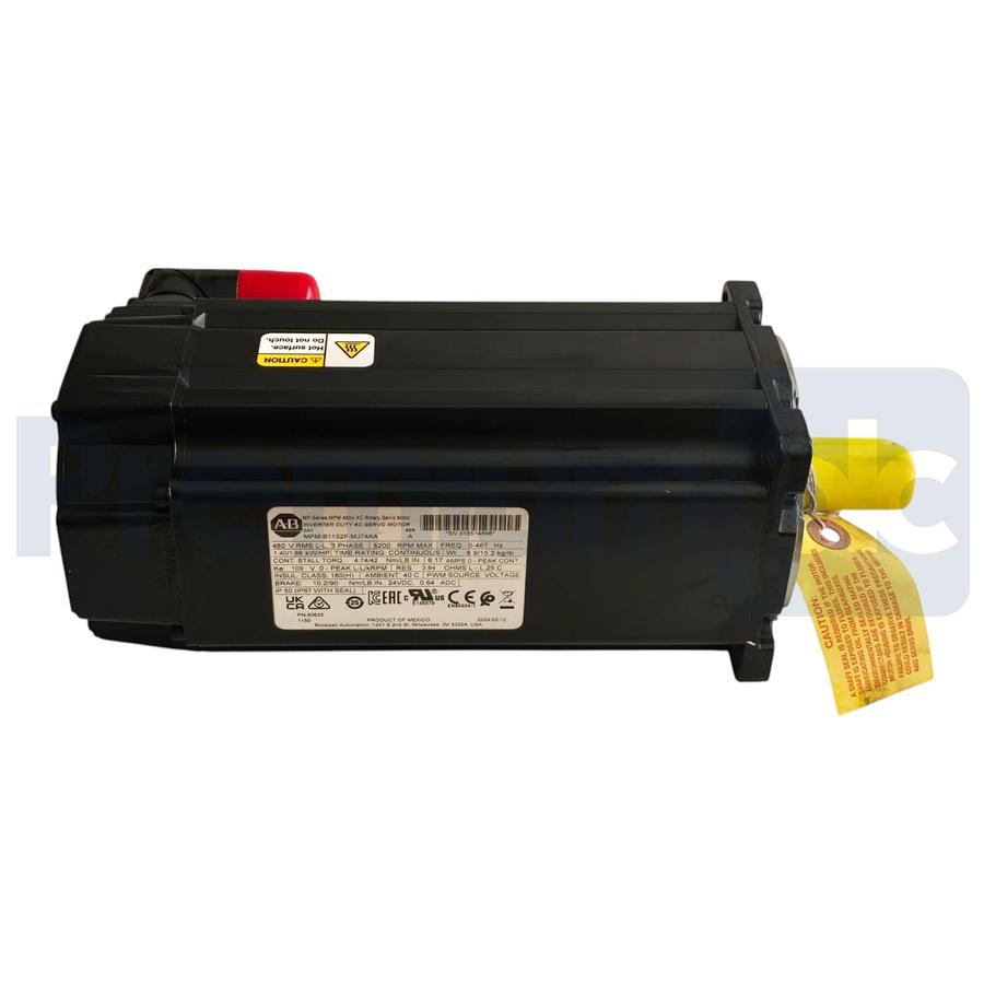 Used Surplus Allen Bradley MPM-B1152F-MJ74AA /A Kinetix MPM Servo Motor 480V w/Brake