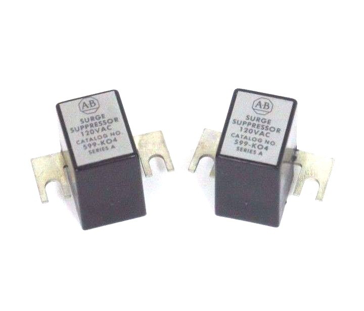 Used LOT OF 2 NEW ALLEN BRADLEY 599-KO4 SERIES A SURGE SUPPRESSORS 599-K04