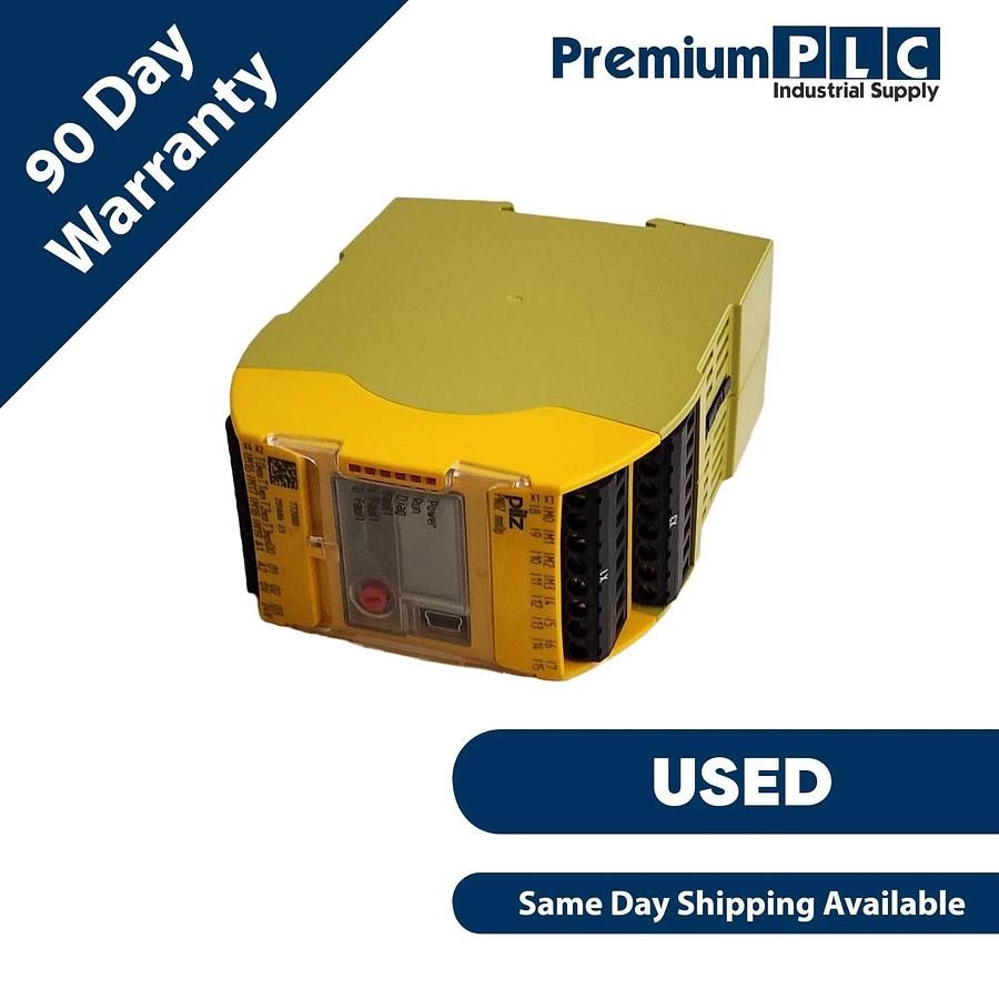 Used USED PILZ PNOZ-MM0P / 772000 SAFETY RELAY 24VDC DIN-RAIL PN0ZMM0P