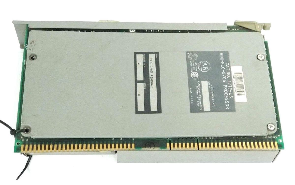 Used ALLEN BRADLEY 1772-LS PROCESSOR MODULE F/W REV: H SER. A, MINI-PLC-2/05