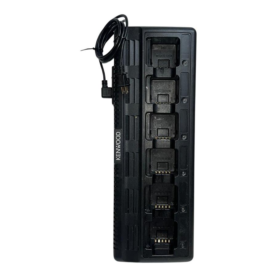 Used Kenwood KSC-256A 6-Unit Gang Multi Charger Desktop Charging Station
