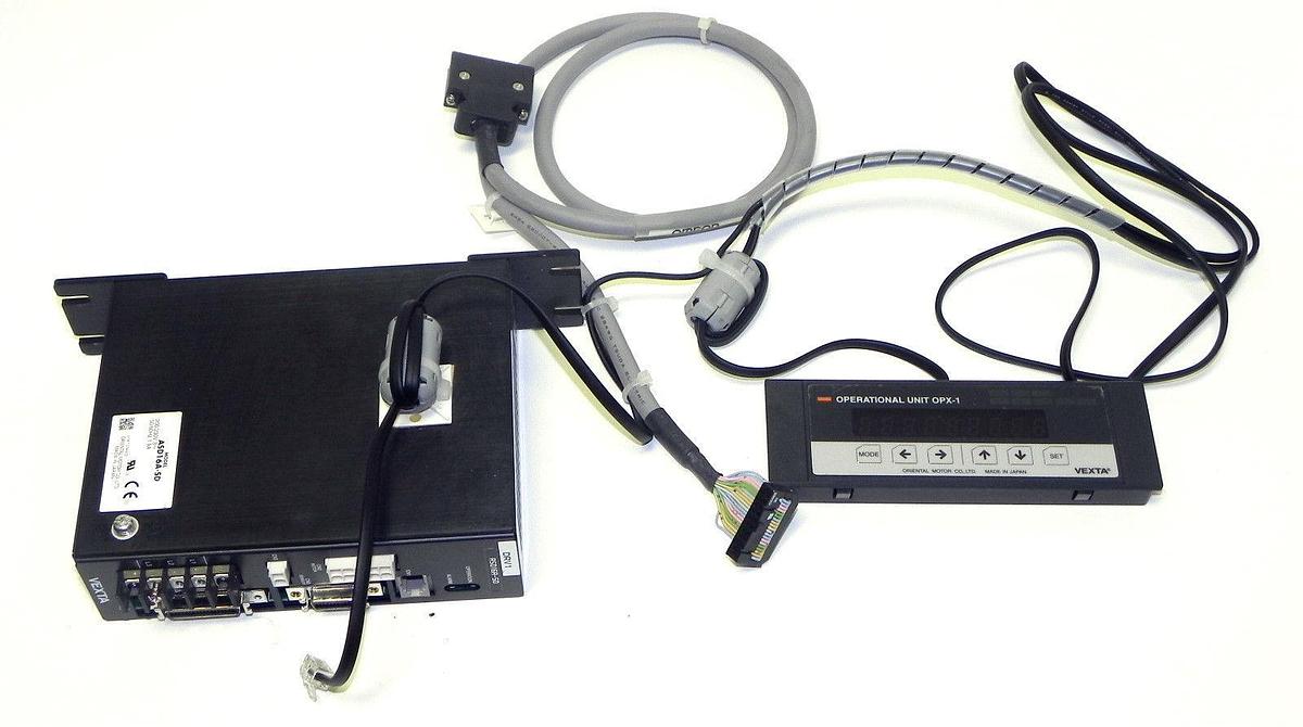 Used ORIENTAL MOTOR VEXTA ASD16A-SD STEP MOTOR 200-230V 3~, 50/60Hz, 1.9A, ASD16ASD