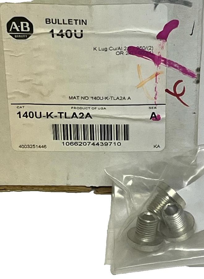 Allen-Bradley 140U-K-TLA2A Ser. A Lug Kit | Terminal Connector 140UKTLA2A/A