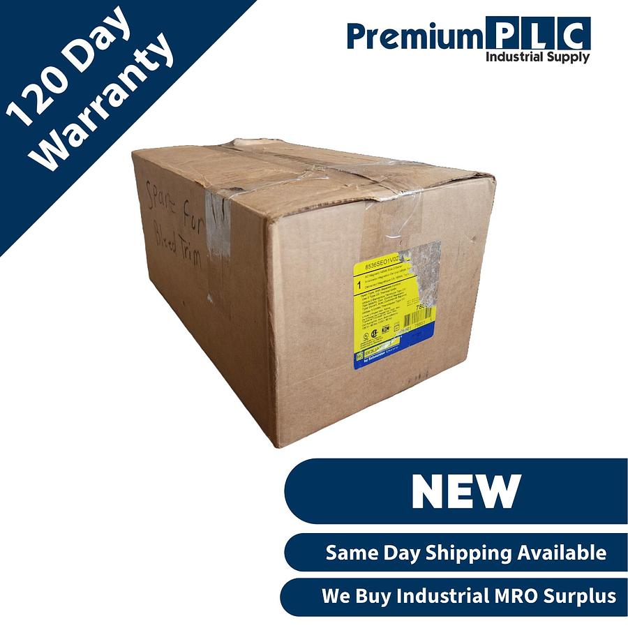 Used NEW SQUARE D 8536SEO1V02S /A 3-PH 600V SIZE 3 STARTER 120V COIL 8536-SEO1-V02S