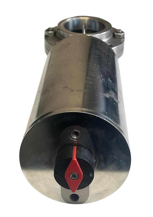 Used KIESELMANN 4200.100.000 / 4200100000 SPRING TENSION BUTTERFLY VALVE 2.5'' USNP