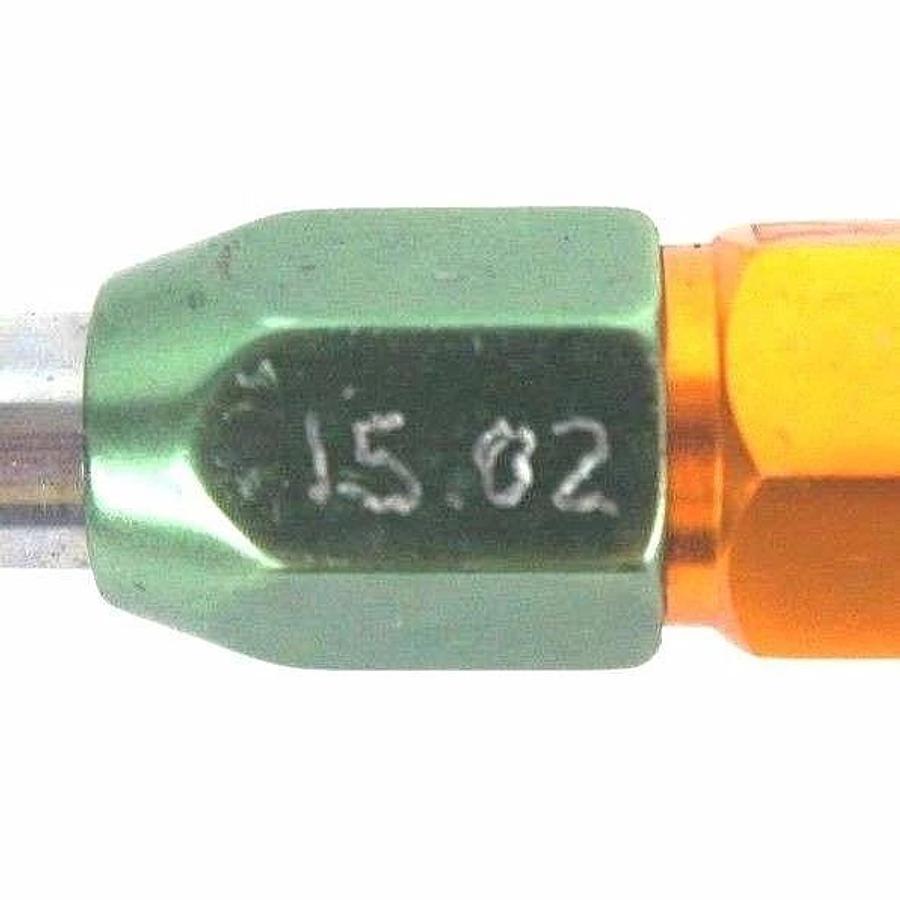 Used DELTRONIC PLUG GAGE GO 15.02MM NO GO 15.13MM