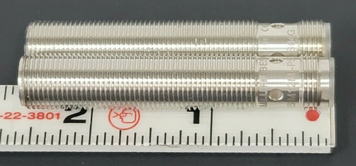 Used LOT OF 2 NEW BALLUFF BES M12MI-PSC40B-S04G PROXIMITY SENSORS BESM12MIPSC40BS04G